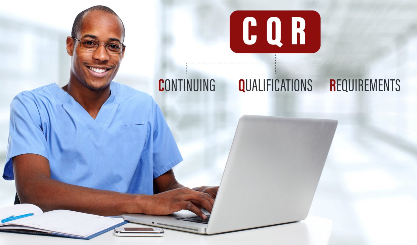 Complete your ARRT CQR Continuing Qualifications Requirements